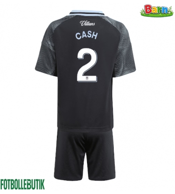 Aston Villa Matty Cash #2 Bortaställ Barn 2025-26 Kortärmad (+ Korta byxor)